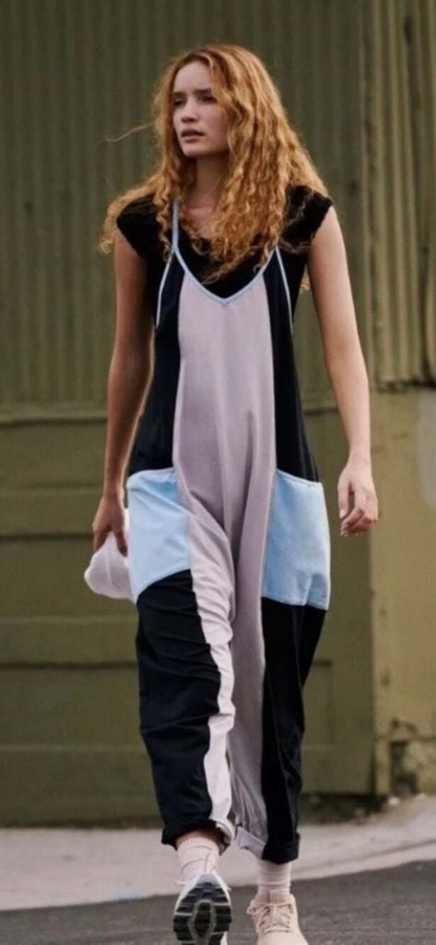 Free People Movement Hot Shot one piece Colorblock Size M Raindrop combo